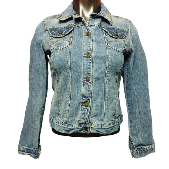 Limited Too Jackets & Blazers - Limited Too Women's Blue Jean Denim Button Up Jacket XL